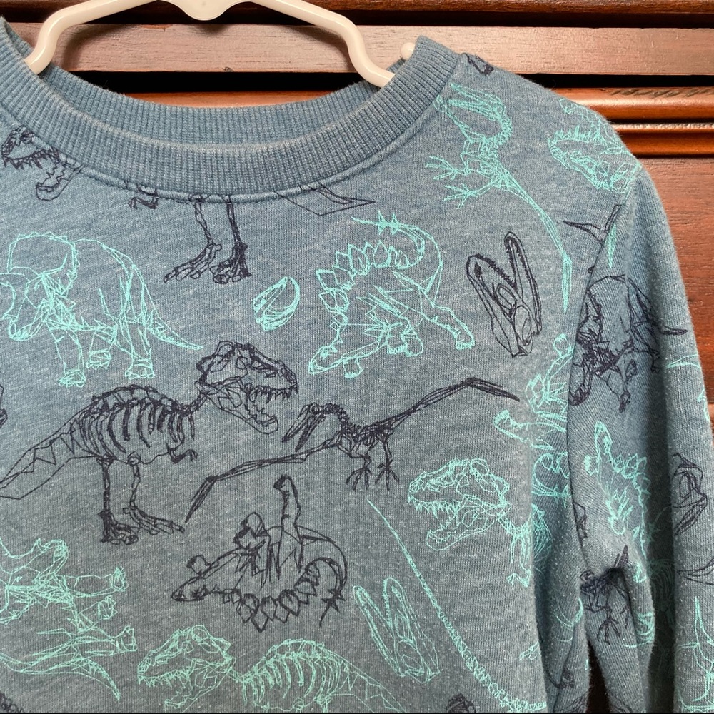 Blue Dinosaur Sweatshirt
